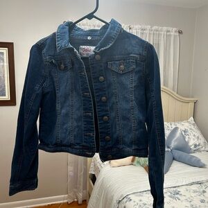 Justice Classic Blue Denim Jacket - Girls Size 12/14